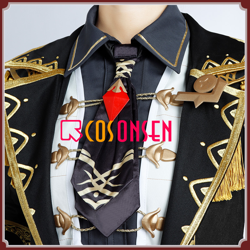 Cosonsen Genshin Impact Diluc Cosplay Costume Noble Outfit Diluc Ragnvindr Cosplay Custom Made