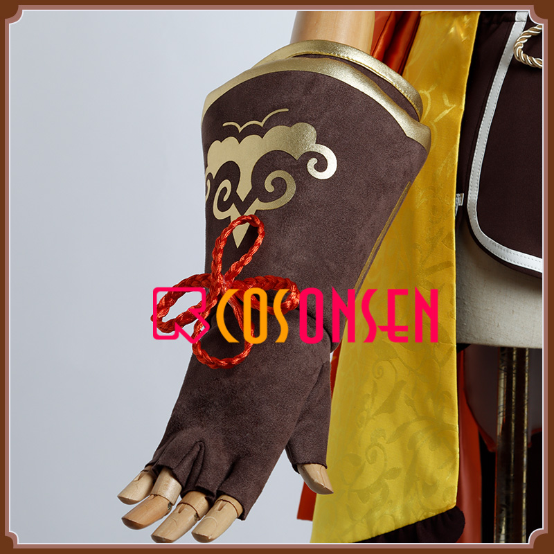 Cosonsen Genshin Impact Xiangling Cosplay Costume Head Chef Outfit Custom Made