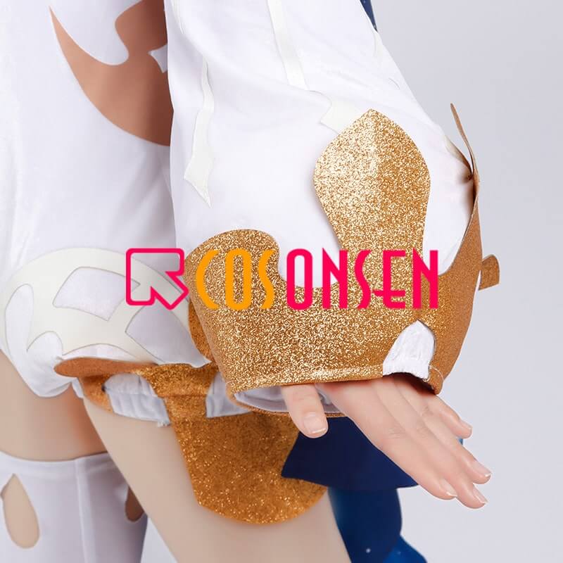 Cosonsen Genshin Impact Paimon Cosplay Costume Lolita Jumpsuits Outfit Custom Made