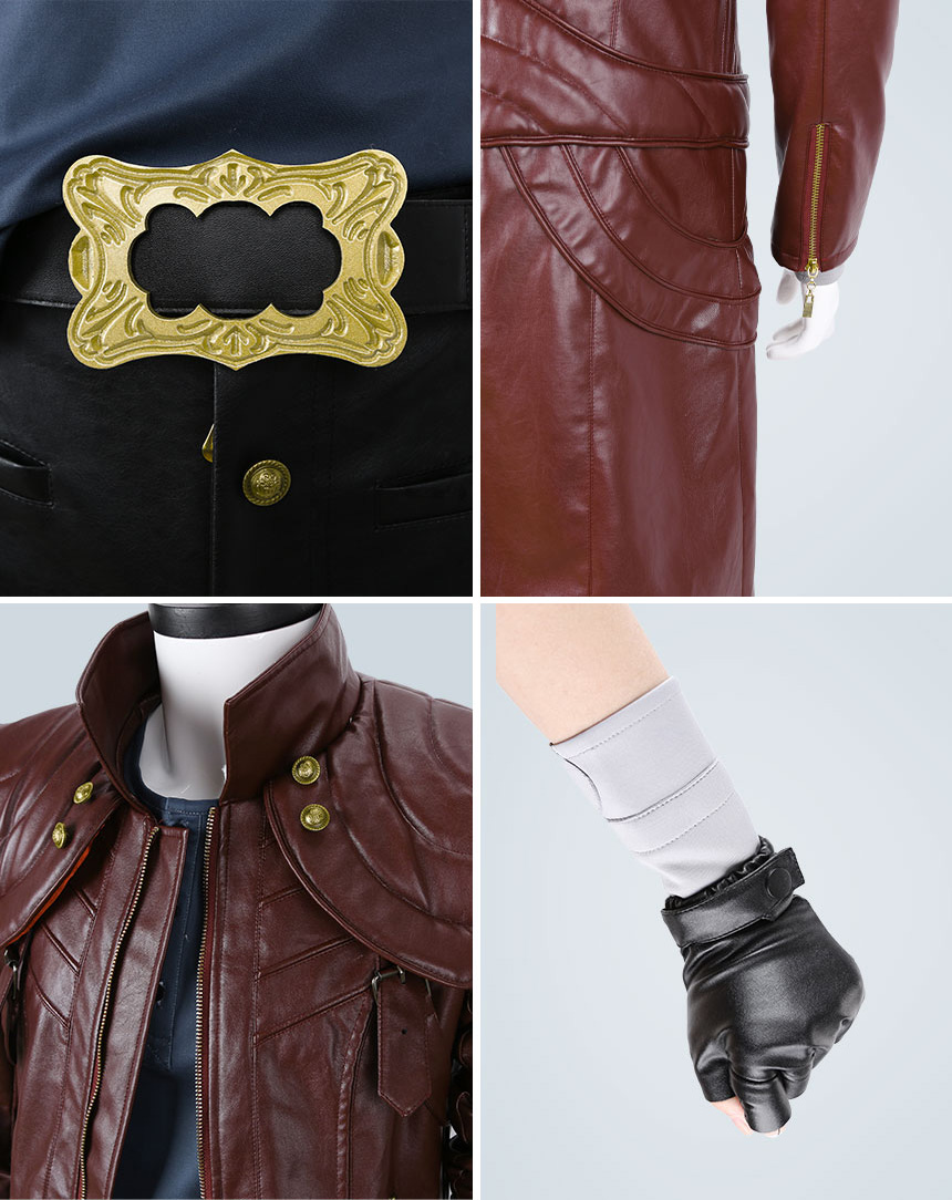 Devil May Cry 5 Cosplay Dante Costume DMC 5 Vergil Leather Suit Halloween Outfits