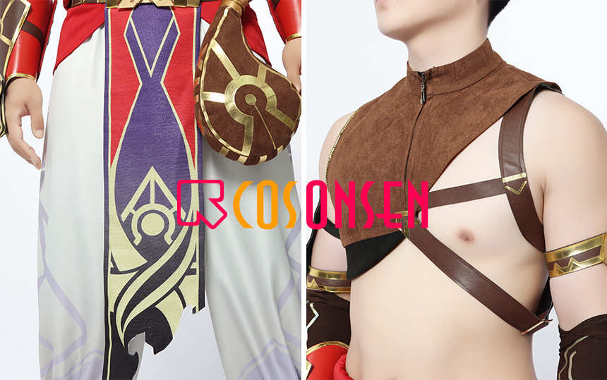 Genshin Impact The Eremites Cosplay Costume Polearm Halloween Suit Outfit Custom Size Cosonsen