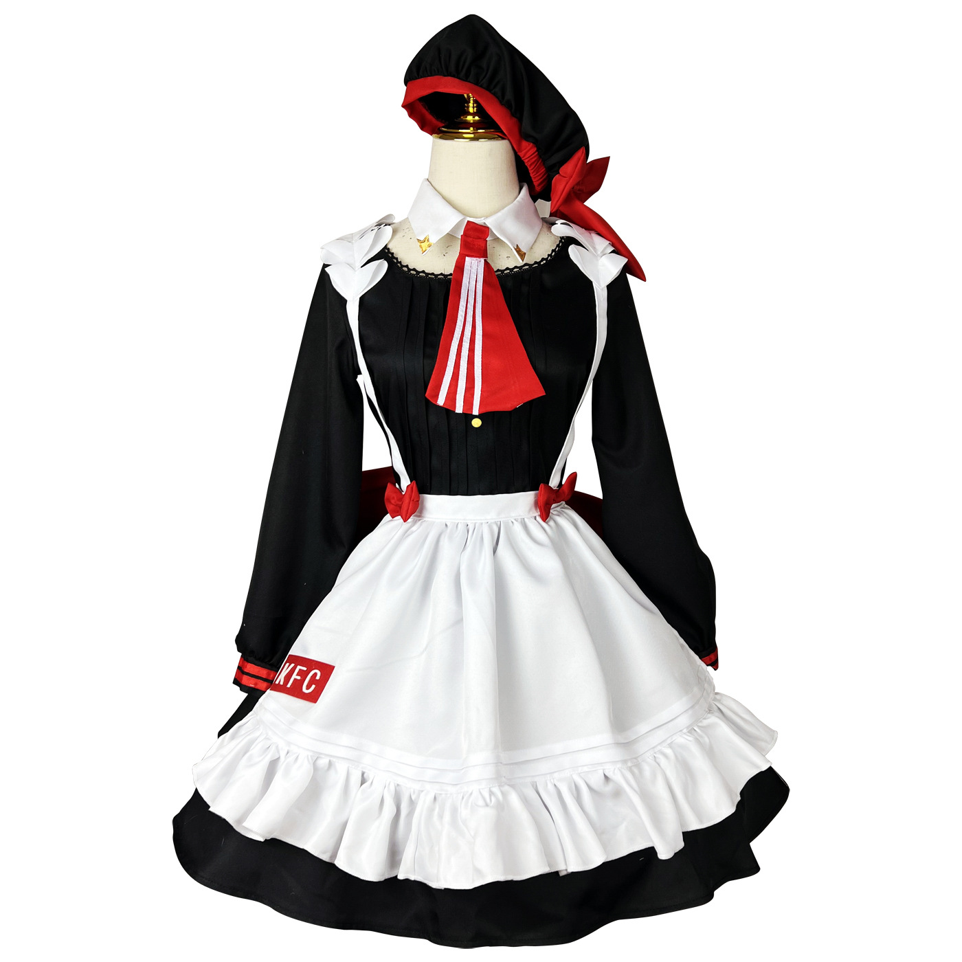 Genshin Impact Noelle Cosplay Costume Noel KFC Maid Apron Dress