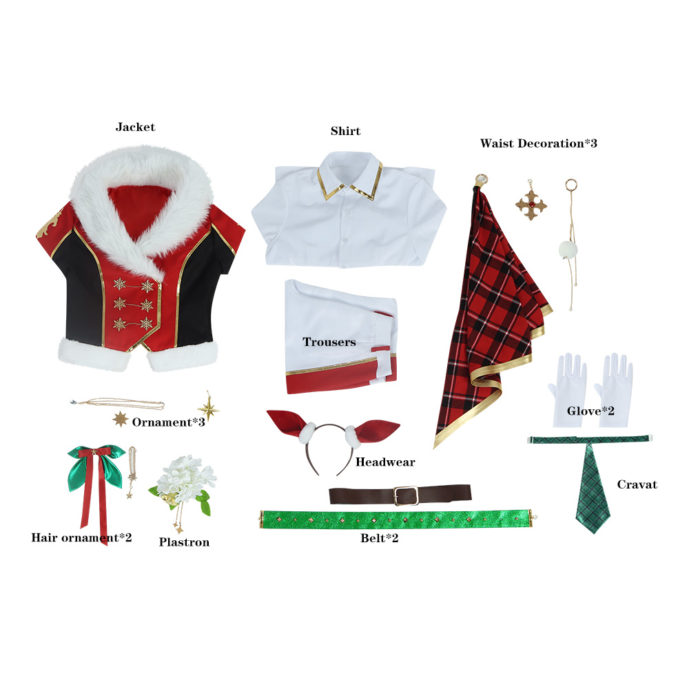 Pretty Derby Vodka Roy Cosplay Costume Christmas Winning Cloth Suit Outfit