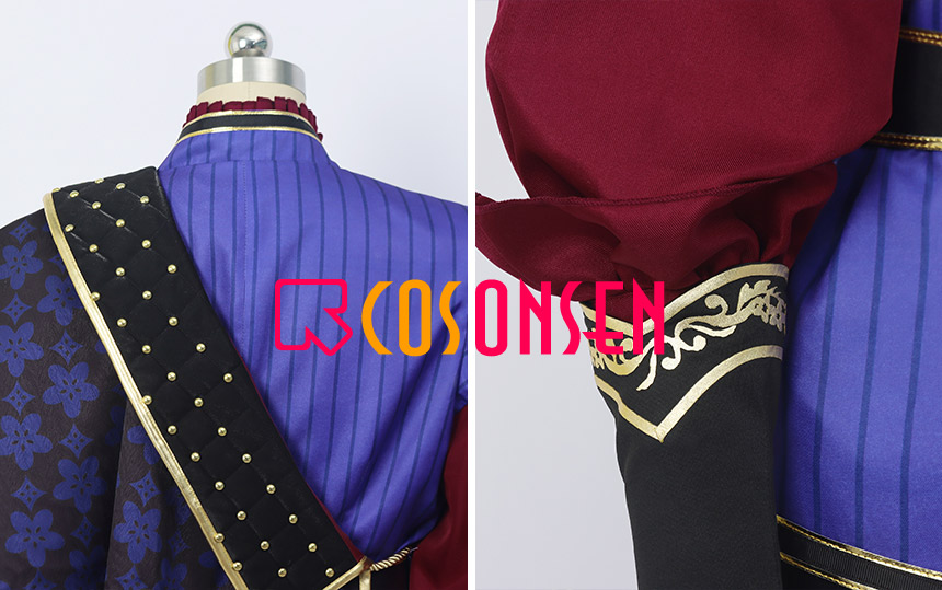 Twisted Wonderland Glorious Masquerade Rook Hunt Cosplay Costume Halloween Suit Outfit