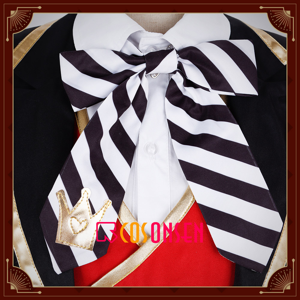 Twisted Wonderland HEARTSLABYUL Riddle Rosehearts Cosplay Costume Alice Uniform Cloth Halloween Suit Outfit