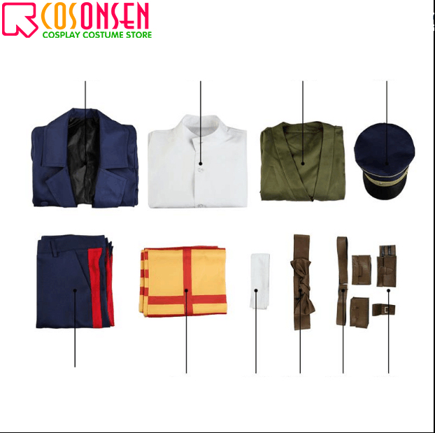 Golden Kamuy Saichi Sugimoto Cosplay Costume Anime Outfit Suit Holloween Cosplay