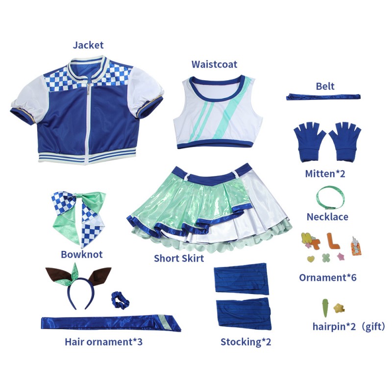 Uma Musume Pretty Derby Blue Turbulence Matikanetannhauser Sports Festival Outfits Suits