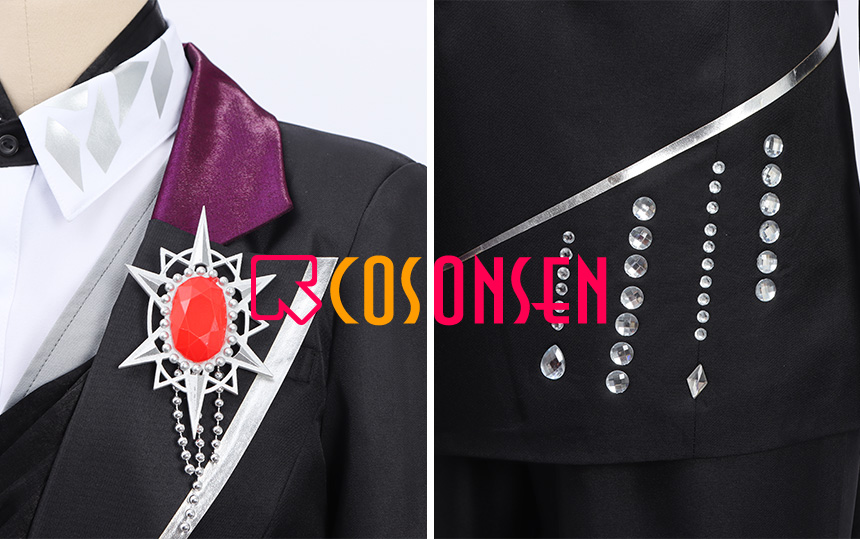 Ensemble Stars es2 Secret Jeweller Kuro Kiryu Sakuma Ritsu Cosplay Costume Outfit Suits Uniform