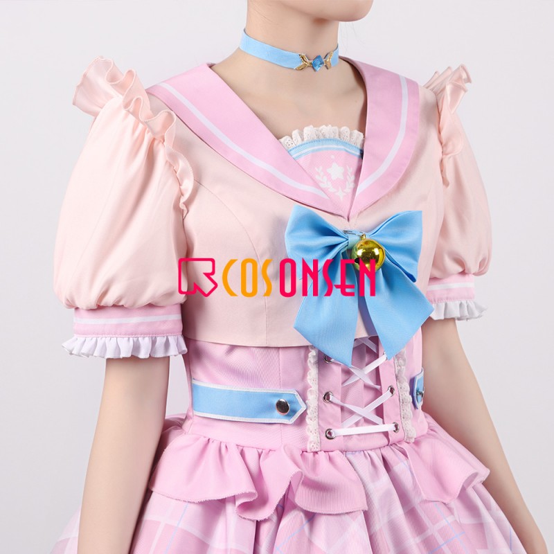 Virtual YouTuber Amamiya Kokoro Cosplay Costume for Nijisanji New Cloth Suits Custom Made Cosonsen