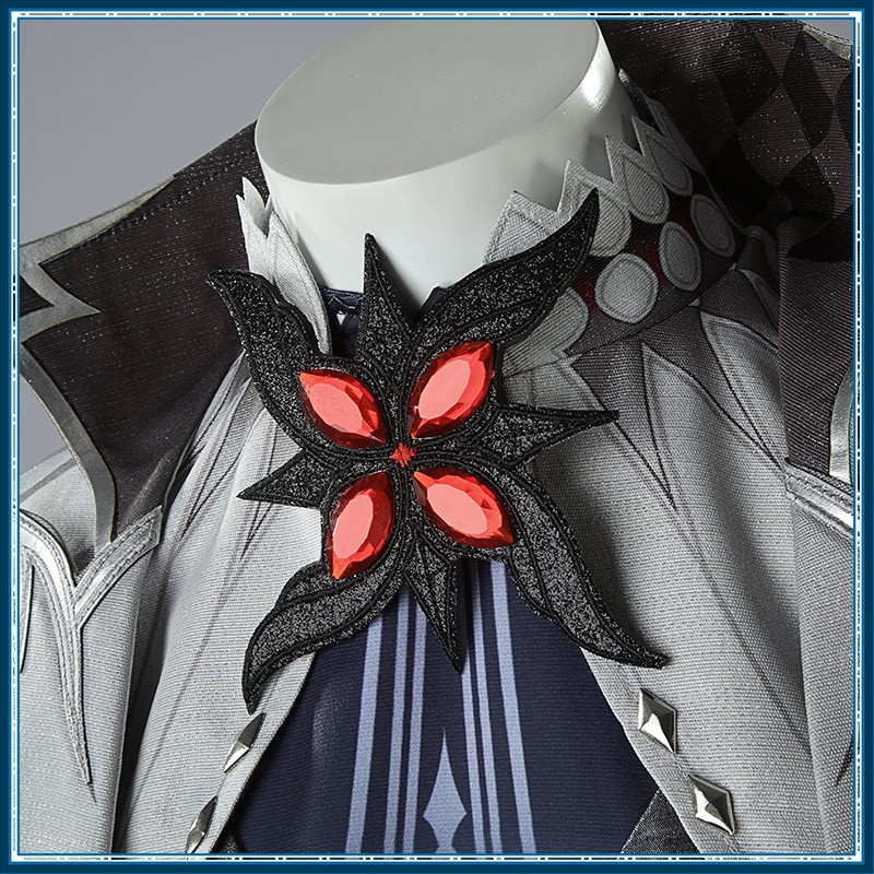 Genshin Impact Fatui Harbinger Arlecchino Cosplay Costume The Fourth of the Eleven Fatui Harbingers Outfit Suits