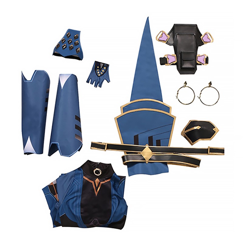 Women Anime Cosplay Costume for VALORANT Reyna Haloween Outfit