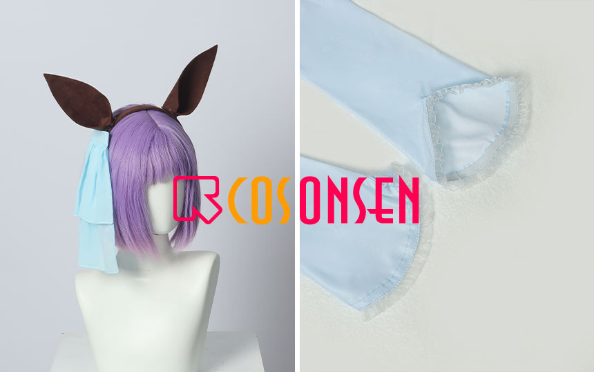 Uma Musume Pretty Derby Rice Shower Cosplay Costume Wedding Dress Women Anime Outfit Cosonsen