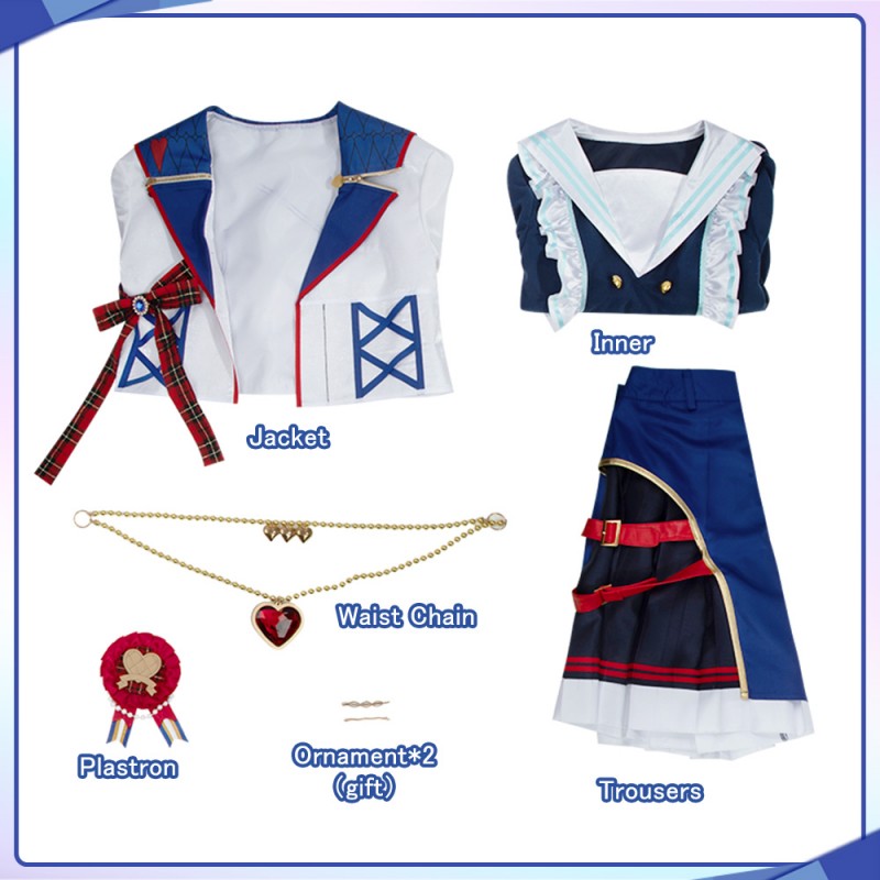 Ensemble Stars es2 SHIRATORI AIRA Cosplay Costume ALKALOID Suits Outfit Custom Made