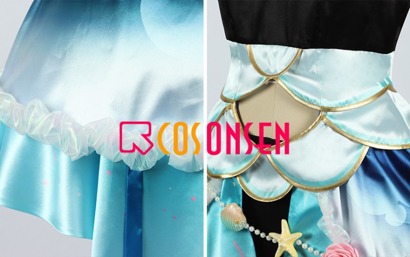 YouTuber Vtuber Finana Ryugu Coplay Costume for NIJISANJI Custom Made Cosonsen