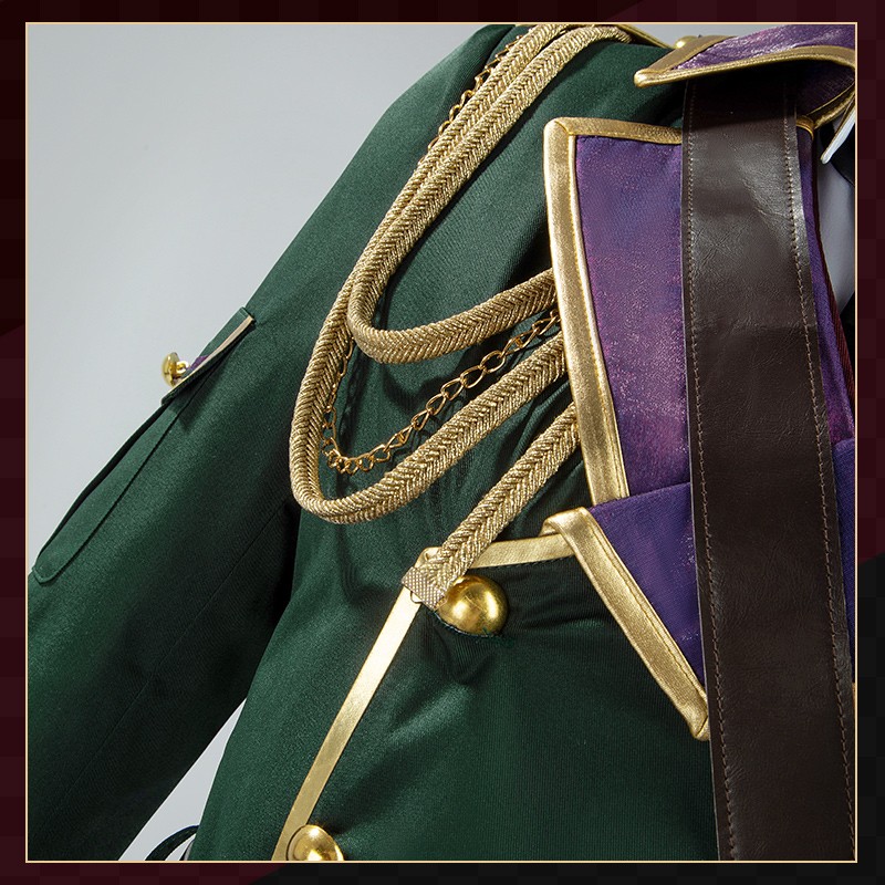YouTuber Vtuber Kenmochi Toya Cosplay Costume Army Uniform for NIJISANJI ROF-MAO Military Uniform Outfit