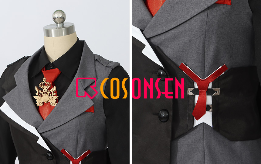 Nijisanji Vtuber ROF-MAO Kagami Hayato Cosplay Costume Outfit Suit Cosonsen