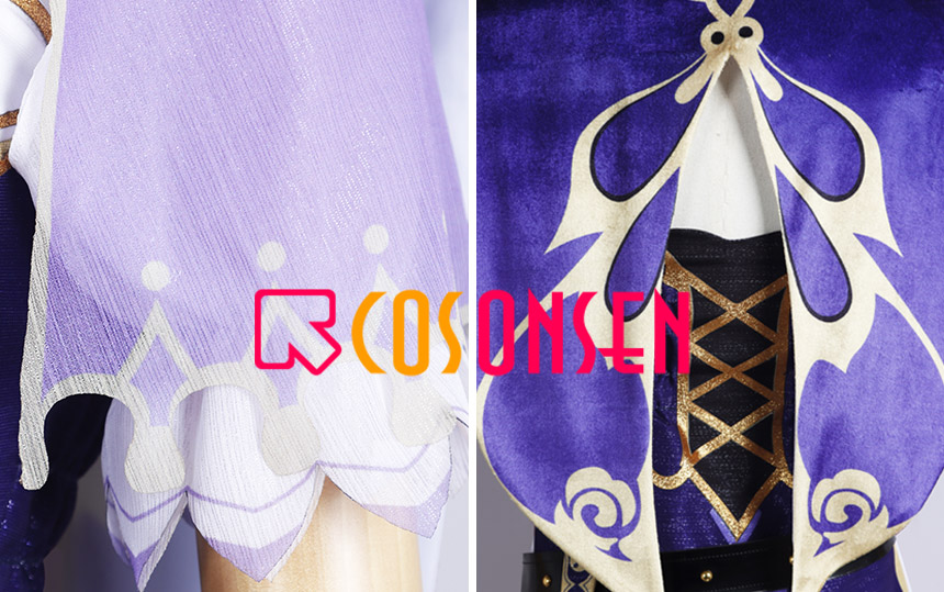 Genshin Impact Lisa Cosplay Costume Lisa Minci Witch Costume Full Set COSPLAYONSEN Custom Made