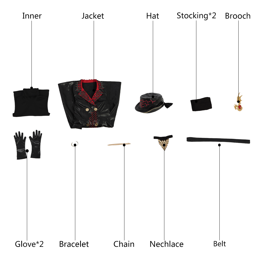 Identity V Coordenador Nidhogg Cosplay Traje Martha Behamfil Coordinator Cosplay Costume Women Outfit