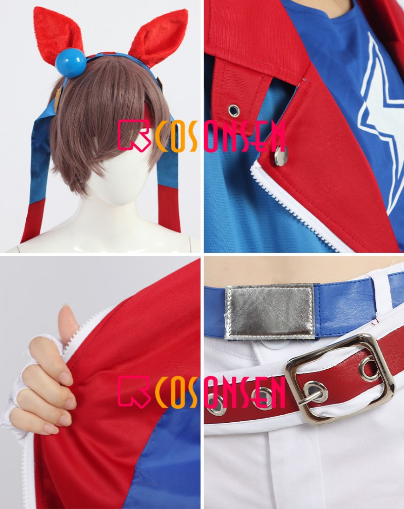 Uma Musume: Pretty Derby With Lightning Speed Tamamo Cross Cosplay Costume Uniforms Unisex Activity Party Role Play Halloween