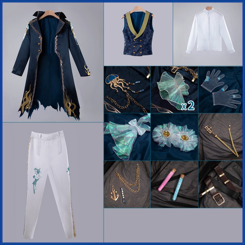 Identity V Composer's S Costume of the 6th Anniversary Phantom Sail Cosplay Costume Outfit