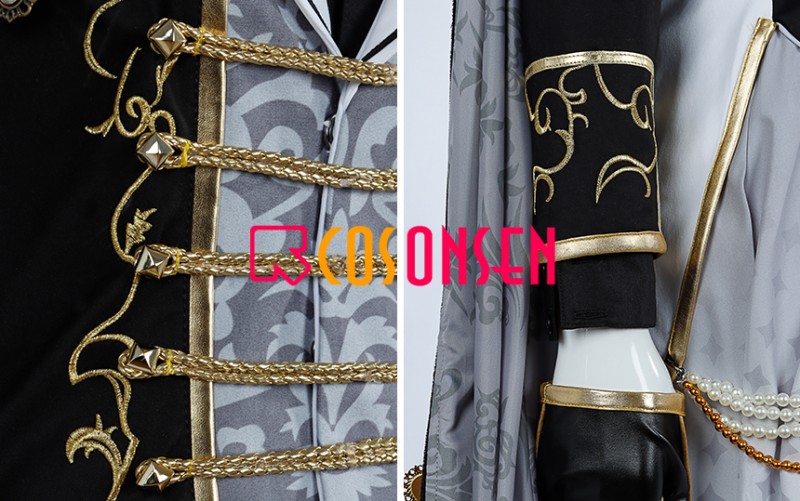 SEBASTIAN Black Butler Book of Circus Ciel Phantomhive Cosplay Costume Dream Kingdom 100 sleeping prince Outfit Custom Size Cosonsen