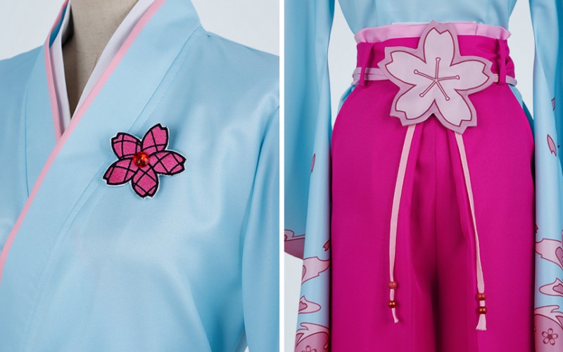 Sakura Wars: The Animation Shin Sakura Sakura Amamiya Cosplay Costume Cosonsen Custom Size