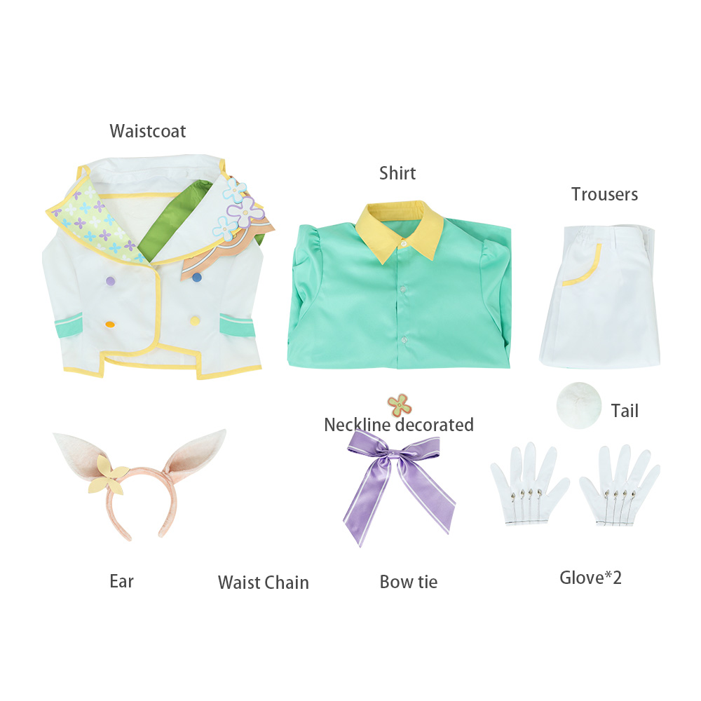 Ensemble Stars SHUFFLE×Easter to you Puffy Bunny shinobu sengoku Hiiro Amagi Mika Kagehira Cosplay Costume Outfit Suits Uniform