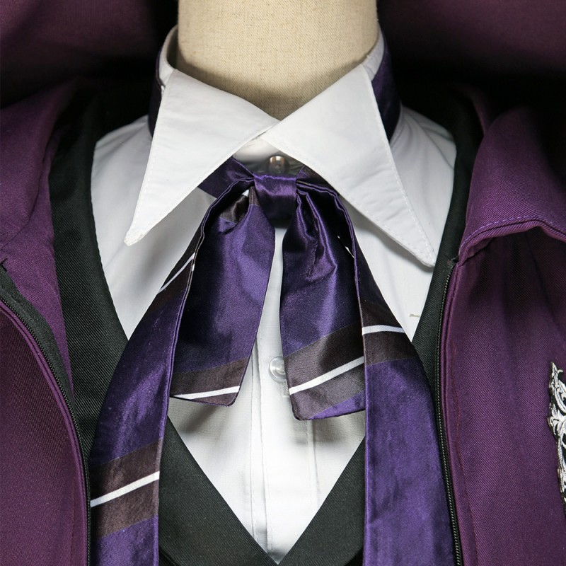 Black Butler Gregory Violet Weston College P4 Cosplay Costume Purple Coat Cosonsen Custom Made