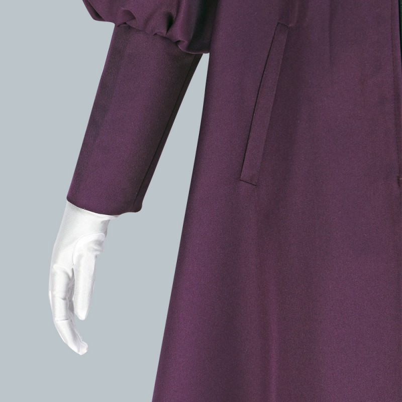 Black Butler Gregory Violet Weston College P4 Cosplay Costume Purple Coat Cosonsen Custom Made