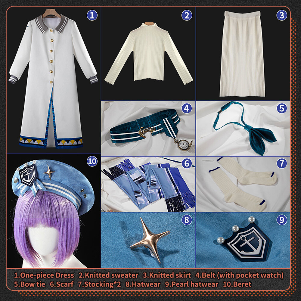 Reverse:1999 Marcus Cosplay Costume Outfit Unfirm Cosonsen Custom Size