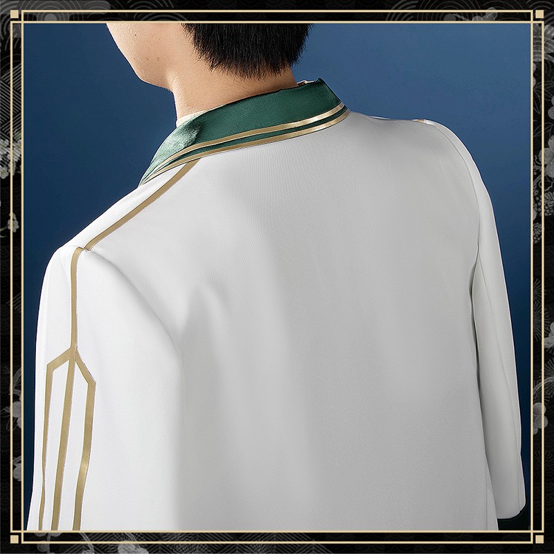 Touken Ranbu New Sword Reveal: Tomita Gou Uchigatana Cosplay Costume with Huge Jacket Cape Cosonsen Custom Made