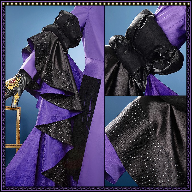 Twisted Wonderland Tapis Rouge Vil Schoenheit Cosplay Costume Luxe Couture Vil with midnight cape Outfit Cosonsen Custom Made