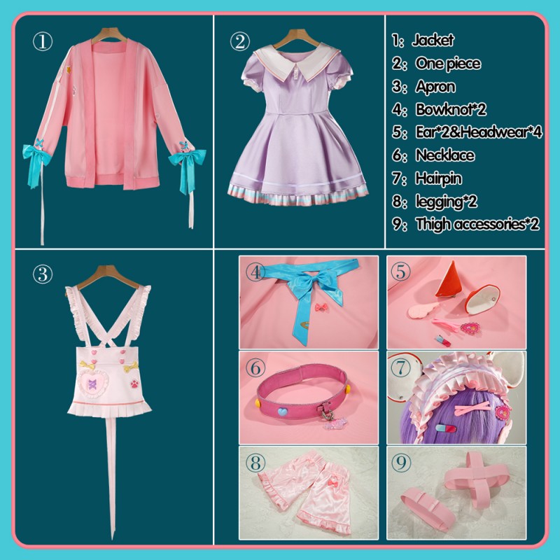 NIJISANJI Virtual YouTuber Ratna Petit Cosplay Costume Cosonsen Custom Made