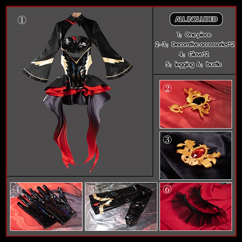 Hololive Vtuber Magical Girl holoWitches Houshou Marine Cosplay Costume Mahou Shoujo holowiitch Cosonsen Custom Made