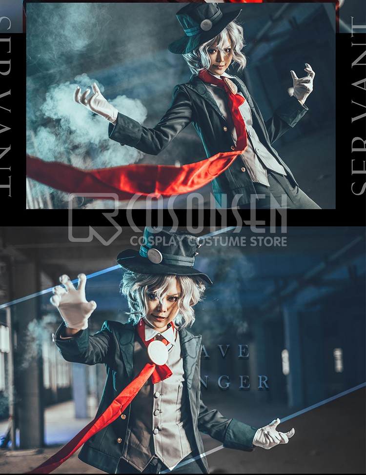 Fate Grand Order FGO Monte Cristo Edmond Dantes Avenger Cosplay Costume Cosonsen Full Set Custom Made