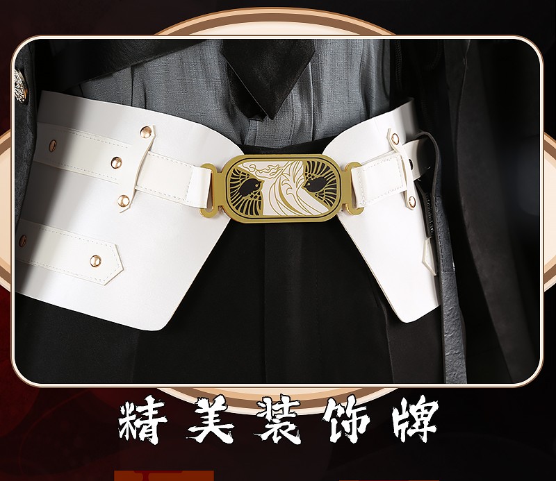 Touken Ranbu Goke Kanemitsu Cosplay Costume Suit Coat Uniform Arm Custom Made