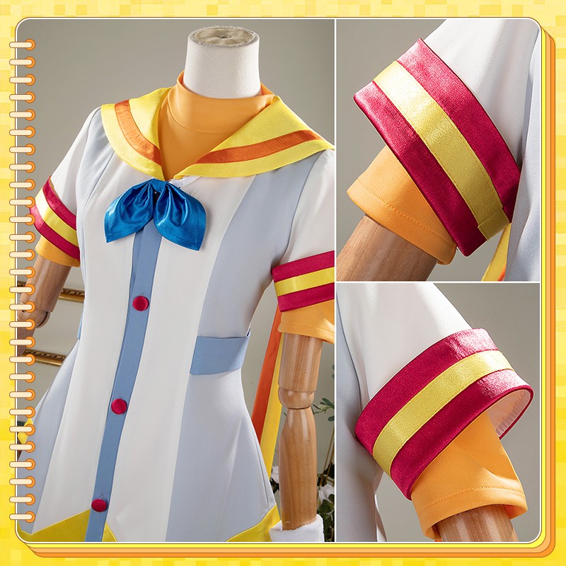 Wonderful Pretty Cure! Toyama Daifuku Cosplay Costume Wonderful Precure Toyama Daifuku Human Form Outfit Cosonsen Custom Made