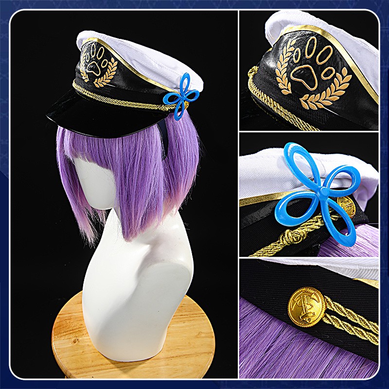 Nijisanji Virtual YouTuber Shioriha Ruri Cosplay Costume Outfit with Hat Halloween Cosonsen Custom Size