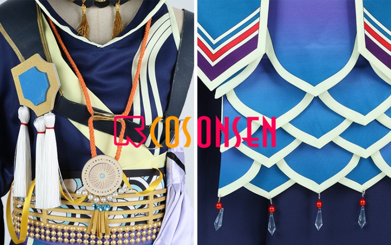 IDOLiSH7 Ryunosuke Tsunashi  MIZUCHI YOKAI Tenn Kujo Cosplay Ayakashi Mangekyo Karatogaokuri Costume COSPLAYONSEN Cutom Made