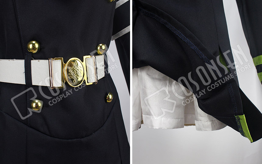 Seraph of the End Shinoa Hiiragi Cosplay Costume Owari no Seraph Uniform Outfit Cosonsen Custom Made