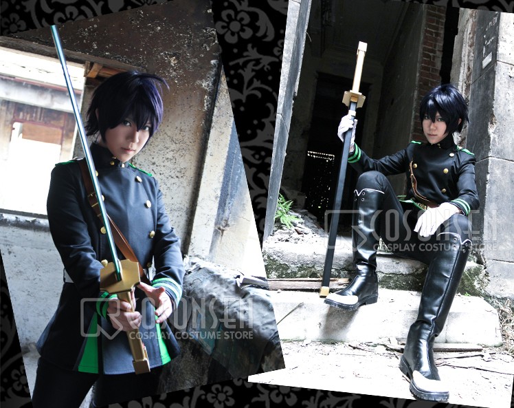 Seraph of the End Yuichiro Hyakuya Cosplay Costume Owari no Seraph Uniform Outfit Cosonsen Custom Made