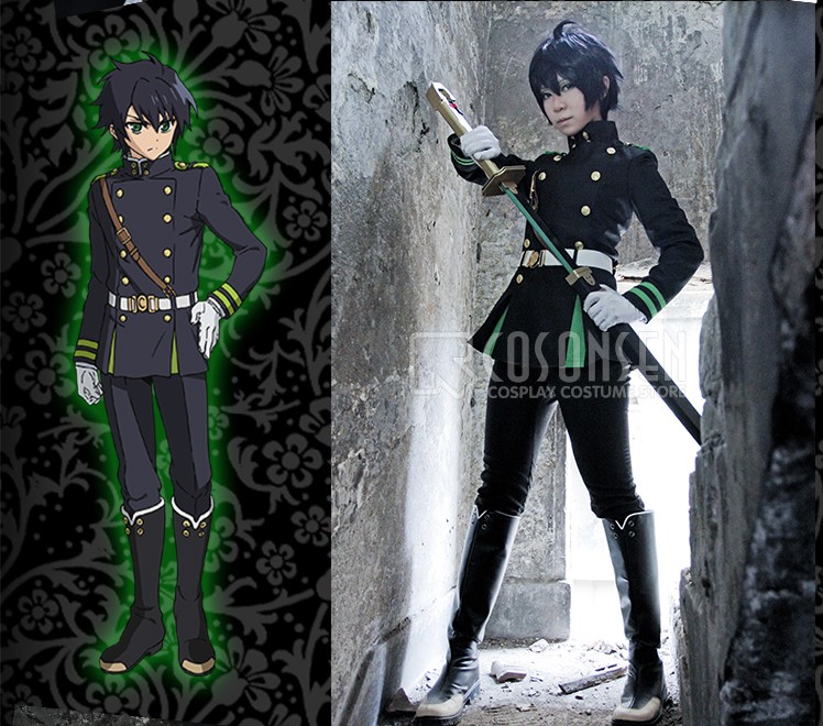 Seraph of the End Yuichiro Hyakuya Cosplay Costume Owari no Seraph Uniform Outfit Cosonsen Custom Made