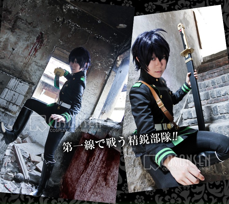 Seraph of the End Yuichiro Hyakuya Cosplay Costume Owari no Seraph Uniform Outfit Cosonsen Custom Made