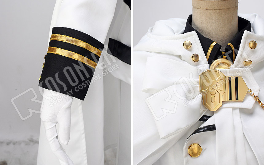 Seraph of the End Mikaela Hyakuya Cosplay Costume Owari no Seraph Uniform Outfit Cosonsen Custom Made