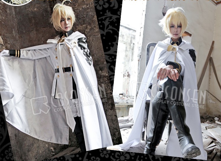 Seraph of the End Mikaela Hyakuya Cosplay Costume Owari no Seraph Uniform Outfit Cosonsen Custom Made