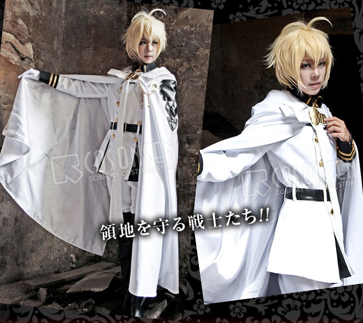 Seraph of the End Mikaela Hyakuya Cosplay Costume Owari no Seraph Uniform Outfit Cosonsen Custom Made