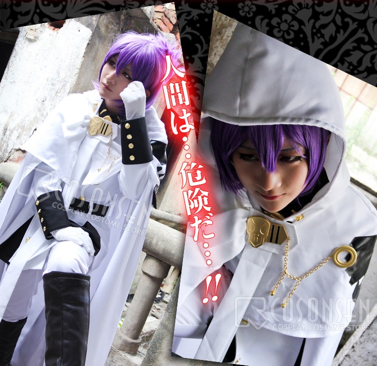 Seraph of the End Mikaela Hyakuya Cosplay Costume Owari no Seraph Uniform Outfit Cosonsen Custom Made