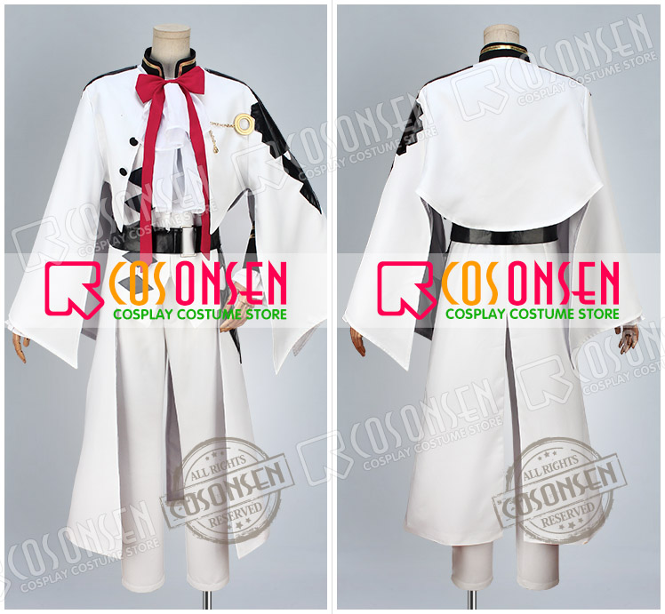 Seraph of the End Ferid Bathory Cosplay Costume Owari no Seraph Uniform Outfit Cosonsen Custom Made