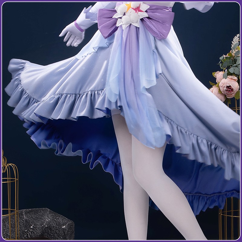 Pretty Derby Glacialis Vega Cosplay Costume Admire Vega Cosplay Outfit Women Dress for Christmas Cosonsen Custom Made