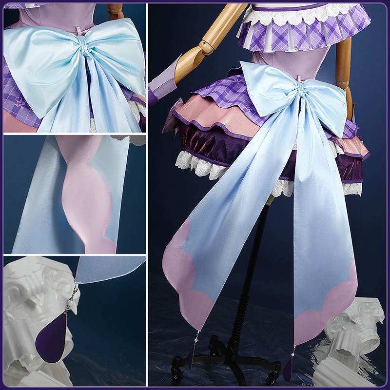 Anime You and Idol Precure Shigure Kokoro Cure Kyun Kyun Cosplay Costume Wonderful Pretty Cure Women Dress Outfit Cosonsen Custom Made